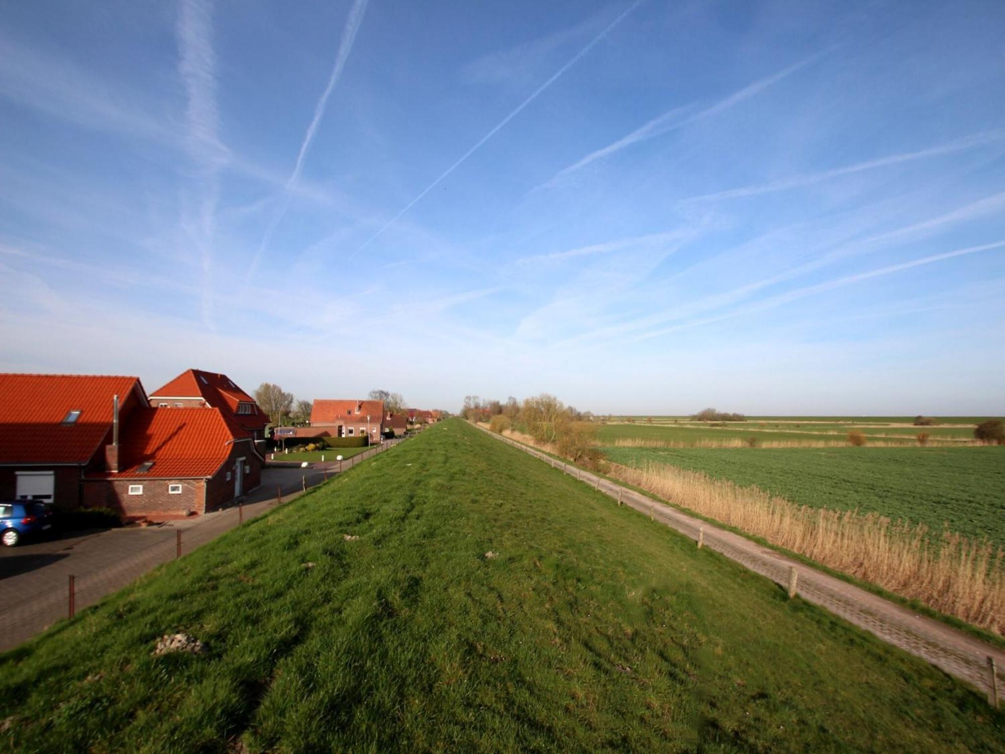 Spacious Apartments With Private Terrace Near The North Sea Dike Nessmersiel Exterior foto
